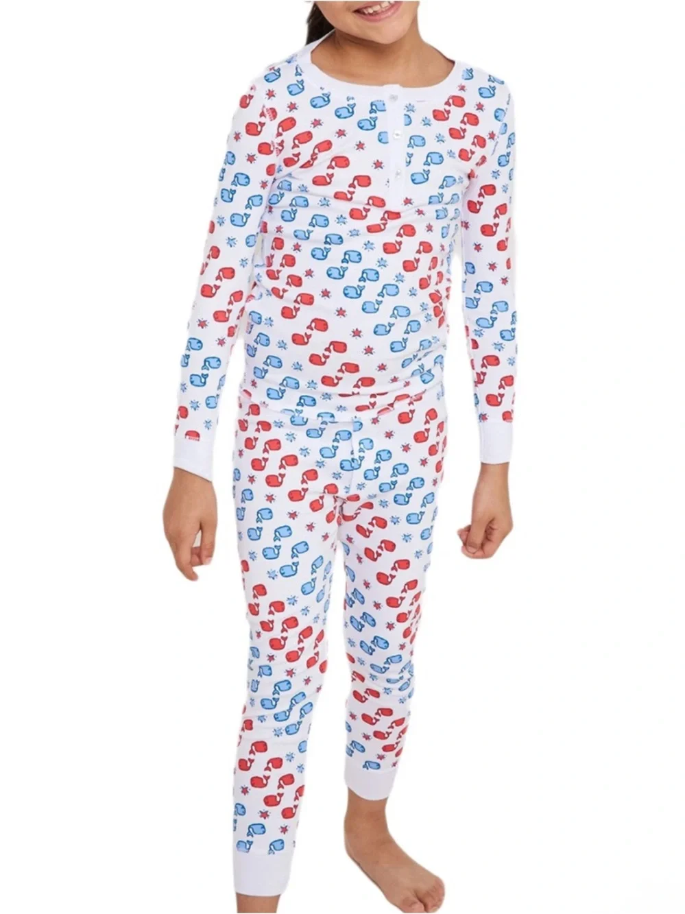 ROBERTA ROLLER RABBIT Unisex Little Kids Multicolor Moby Star PJ Set 6 Years